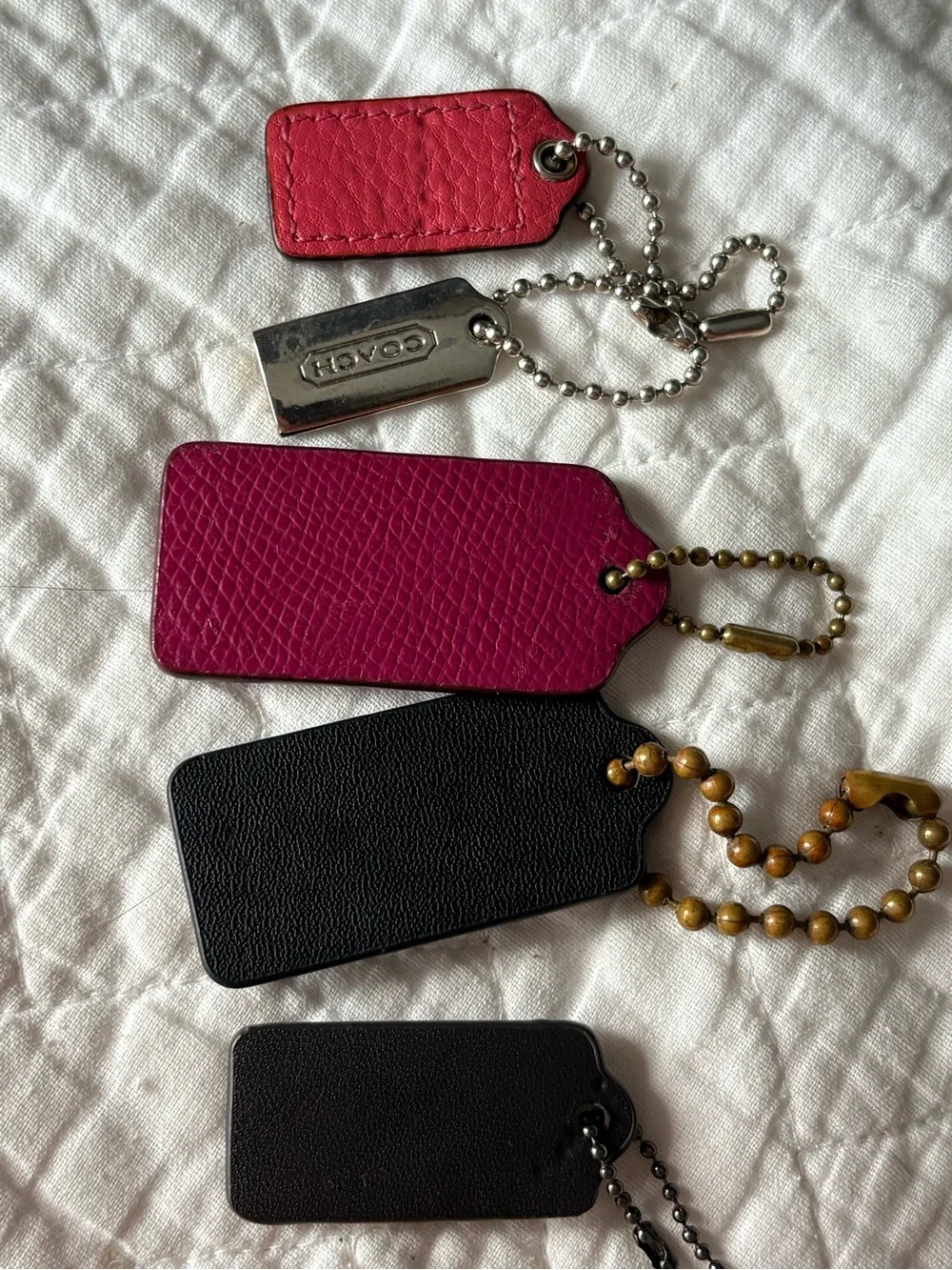 Coach hangtags bundle purse charm lot